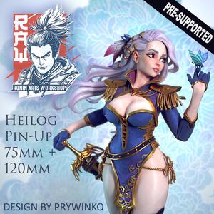 Heilog Pin Up - 75mm plus 120mm (Presuported)