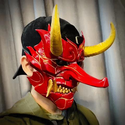 Cyber Samurai Hannya Mask - Japanese Ghost Mask