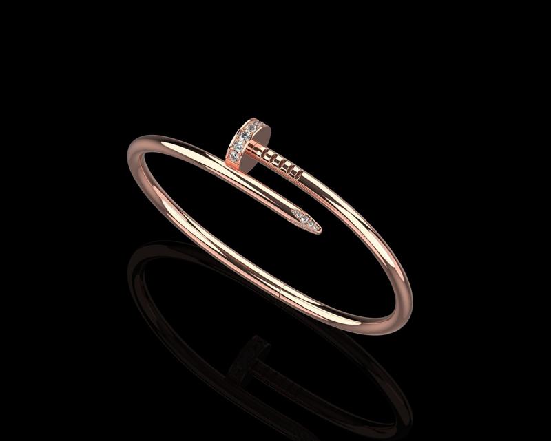 Juste un clou Bracelet 17 Size with Gems N85