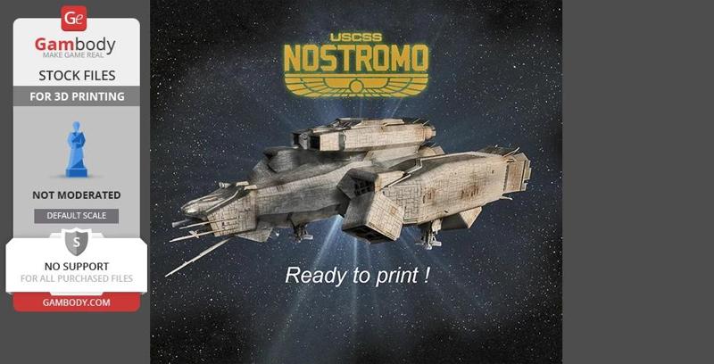 Alien's Nostromo Spaceship