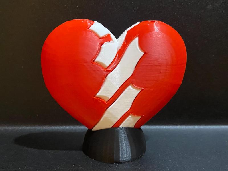 Impossible Vortex Heart Fidget Puzzle