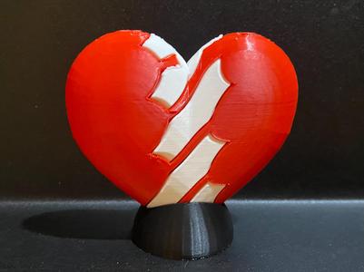Impossible Vortex Heart Fidget Puzzle