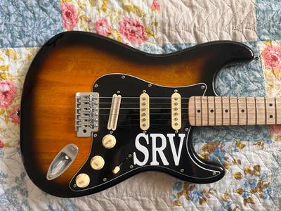 SRV Guitar LOGO   