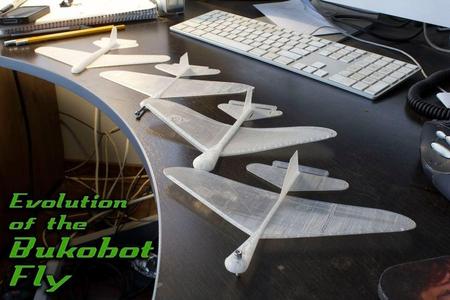 Bukobot Fly - 1 piece printable glider that flies!