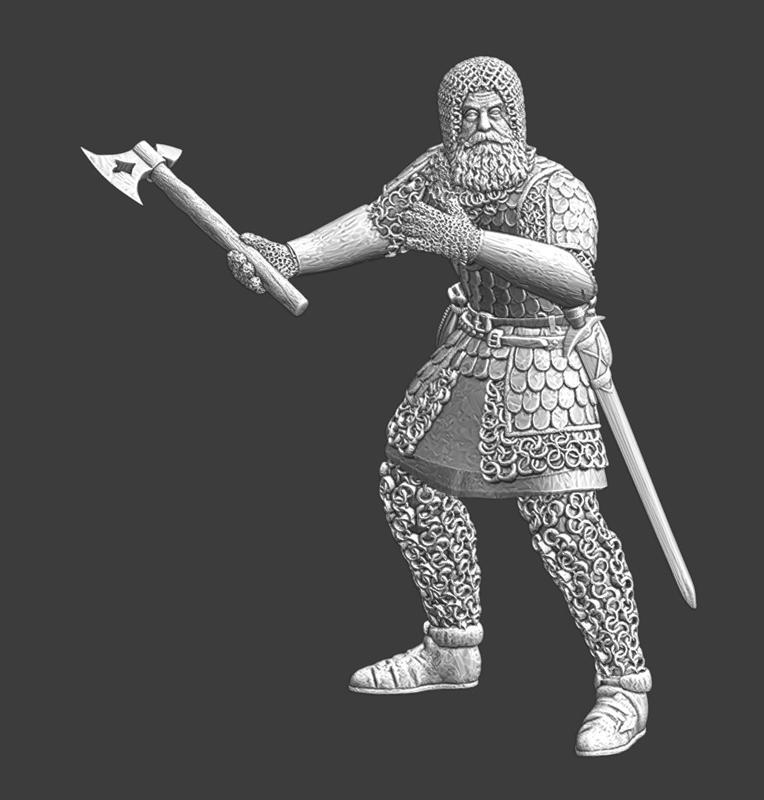 Medieval Estonian Axe fighter