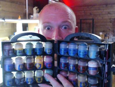 Paint suitcase, ,for GW, Vallejo, Army painter, etc...