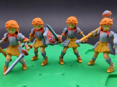 JRPG Warriors Miniatures Bundle 2