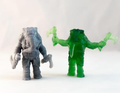 Loxodon Barbarian - Dnd Character- 2 Poses