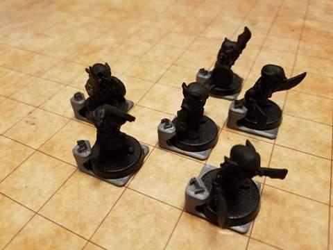 Minion Trackers - numbered bases for tabletop gaming