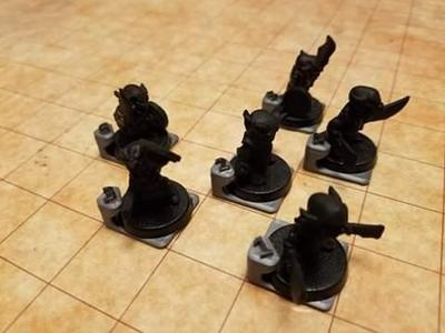 Minion Trackers - numbered bases for tabletop gaming