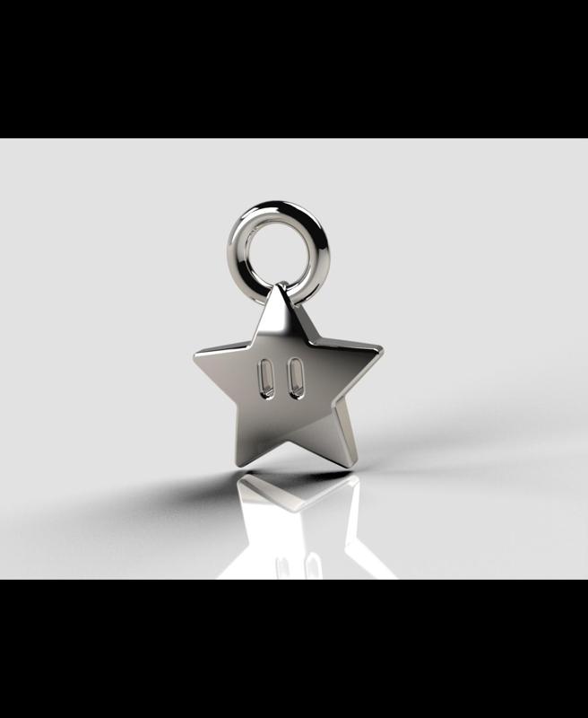 Tiny Super Mario Star Earring
