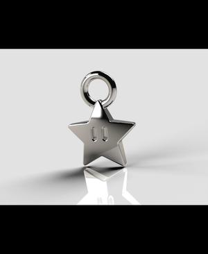 Tiny Super Mario Star Earring