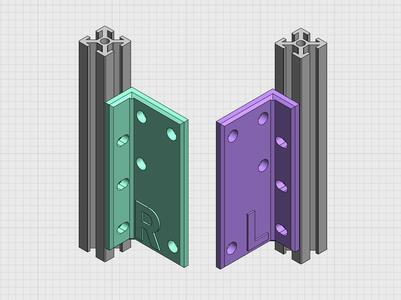 0063_WALI Wall Mount 1010 Support Brackets.step