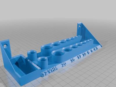 Milling cutter rack
