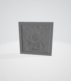 Cristiano Ronaldo Lithophane Framed Artwork - World Cup
