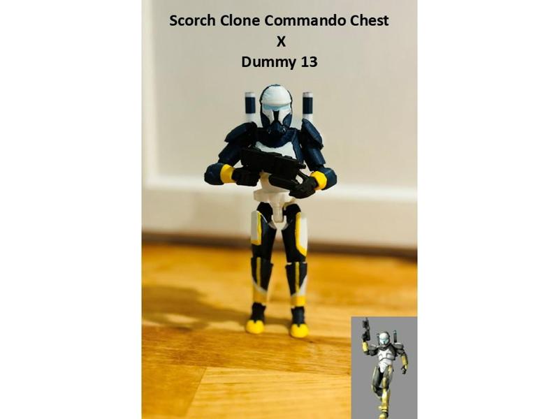 Scorch Delta Squad Chest Clone Commando X Dummy 13