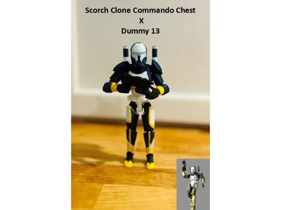 Scorch Delta Squad Chest Clone Commando X Dummy 13