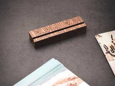 Wooden Design Photo Holder