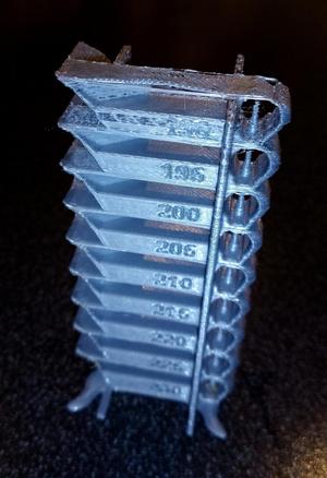 Rigid Compact Temperature Calibration Tower with Cross Beams (170-265°C)