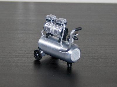 Miniature Compressor for Garage, scale 1:18