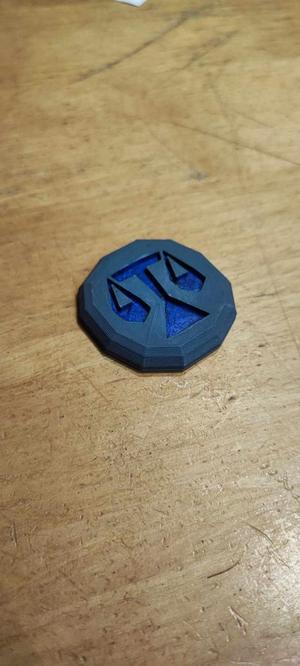 Law rune fridge magnet from runescape