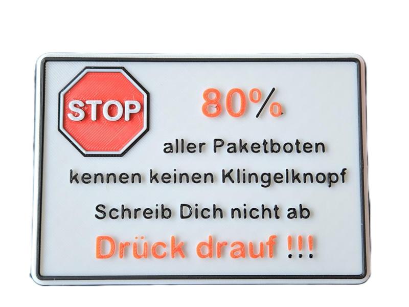 House Number Sign for Delivery Drivers