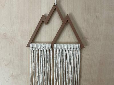 Mountain outline Macrame Blank