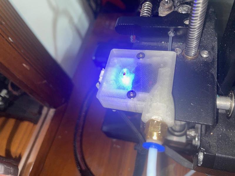 Elegoo Neptune 2 Filament Run Out Sensor Cover with M10 PTFE Connector