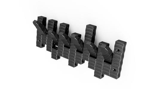 Expandable-modulable clothes hanger.