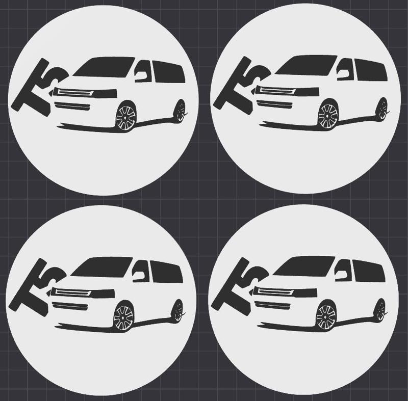 VW T5 Coaster Untersetzer