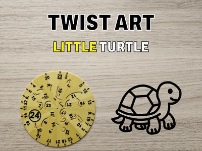 Twist Art 24 Turtle - Rotary Drawing Stencil