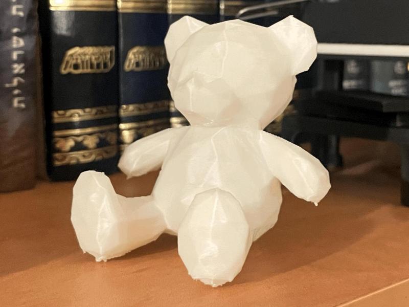 Adorable Low Poly Teddy Bear
