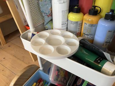 Paint palette, 3D-print optimized