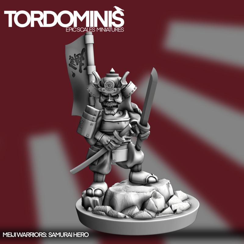 Nipon: (FREE MODEL) Samurai Hero 10/15mm