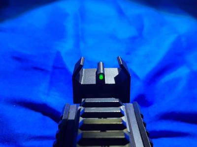 Fiber optic front sight