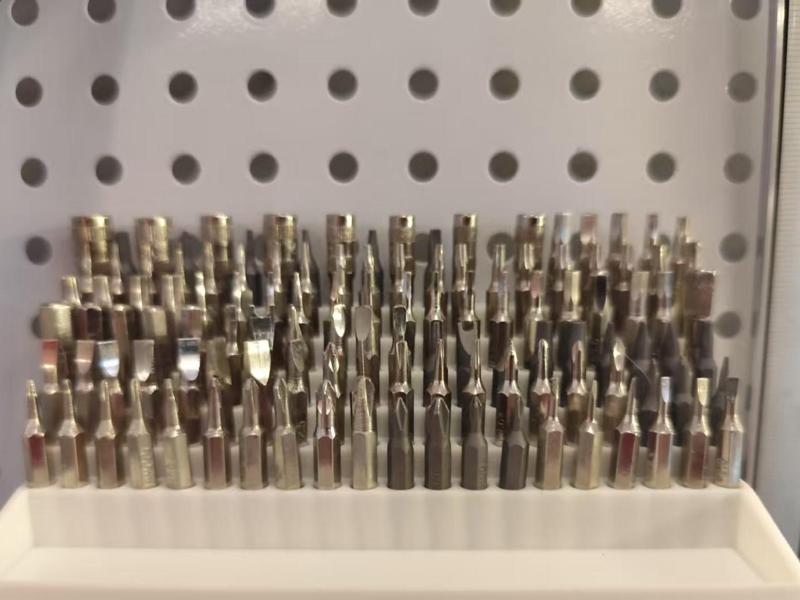Screwdriver Bit Pegboard Storage Box
