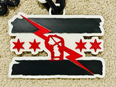 CM Punk sign/logo chain