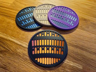 Coaster Star Wars Carbon Chamber Imperial Design