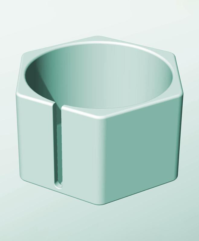 CH162-110-S Stackable slotted component box for creative makers