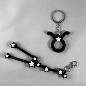 Taurus Constellation and Zodiac Symbol Keychain Bundle - 3D Printable STL Files - NO AMS - COMMERCIA