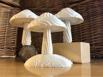 Wavey Modular Mushrooms