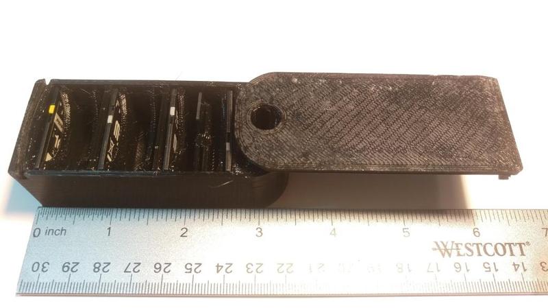SD/micro card swivel case
