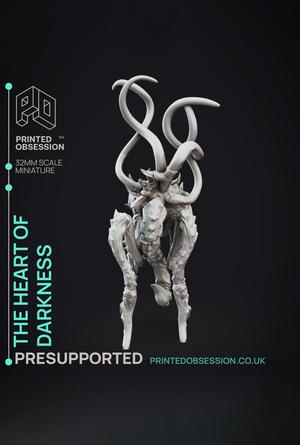 The Heart of Darkness - SCP - PRESUPPORTED - Illustrated and Stats - 32mm scale			