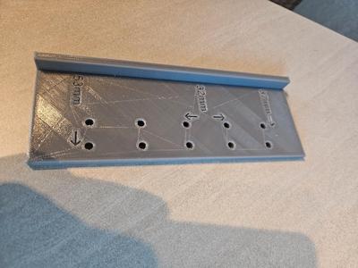 Template for Drill Holes / Hinge Hettich