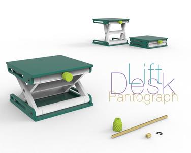 Pantograph Lift Desk