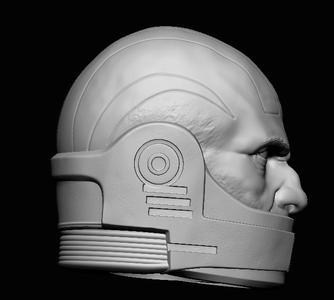 Darth Malak Head Sculpt and Armor - Star Wars Action Figure - 3D Print File STL 