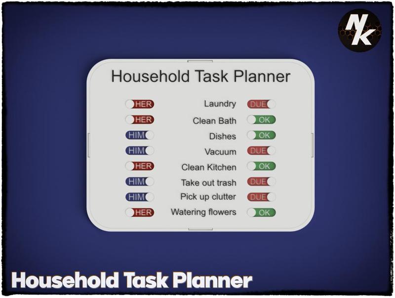 Household Task Planner