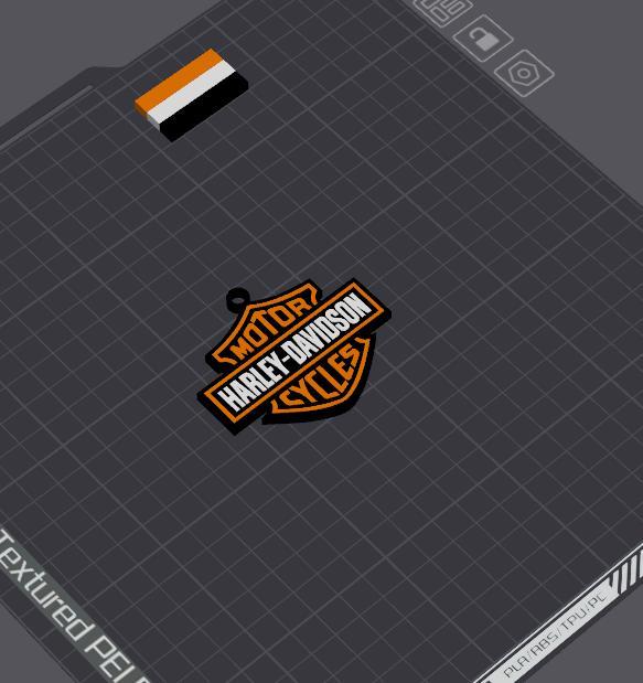 Keychain: Harley Davidson I