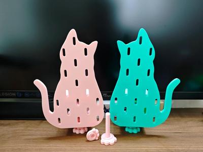 Cat Desk Clamp Pegboard