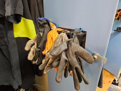 Holder for gloves